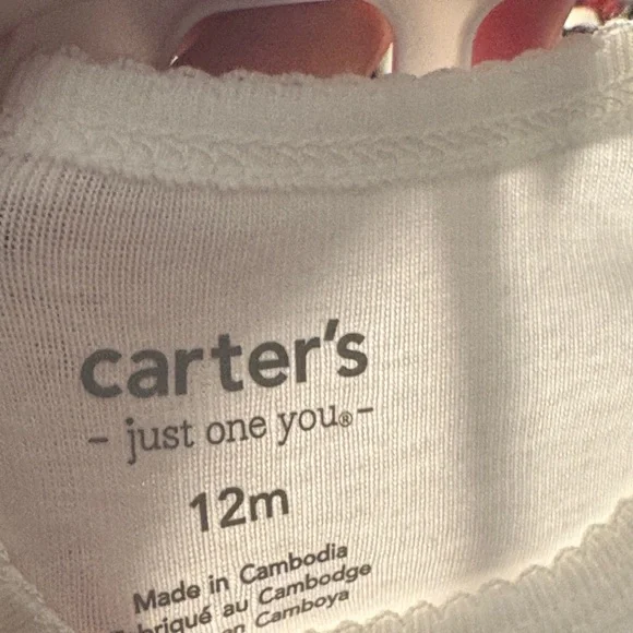 NWT Carters Fa-Boo-Lous Ghost Print Kids One Piece 12 mo - Picture 2 of 3